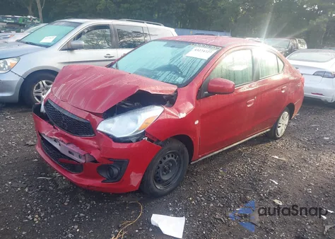 2020 Mitsubishi Mirage G4 Es из США, поврежденный, VIN ML32F3FJXLHF12756